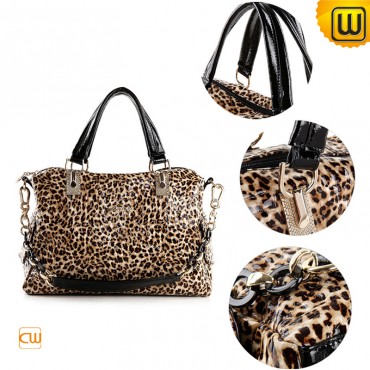 Leopard Print Leather Bags CW300204 BAGS.CWMALLS.COM