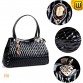 Shiny Black Women Leather Handbags CW301301 bags.cwmalls.com
