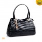 Shiny Black Women Leather Handbags CW301301 bags.cwmalls.com
