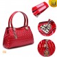 Shiny Red Women Leather Handbags CW301301 bags.cwmalls.com